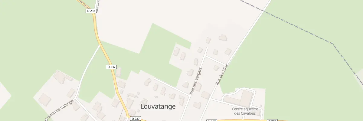 Plan du 9A Rue des Vergers à Louvatange
