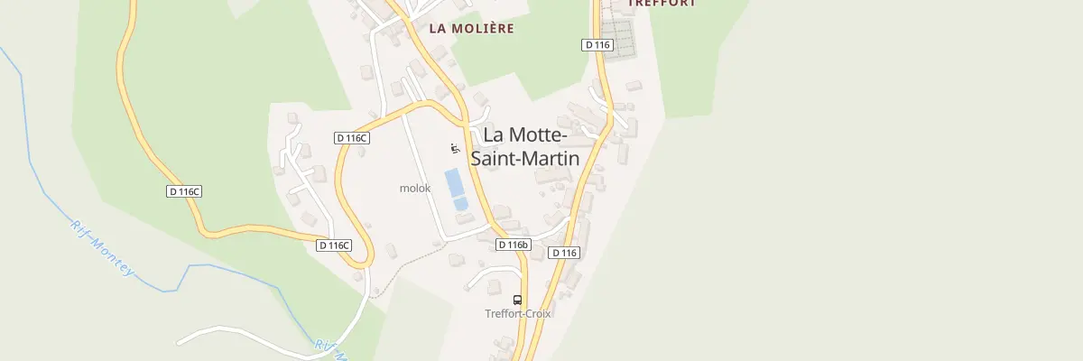Plan du 219 Rue de Treffort à La Motte-Saint-Martin
