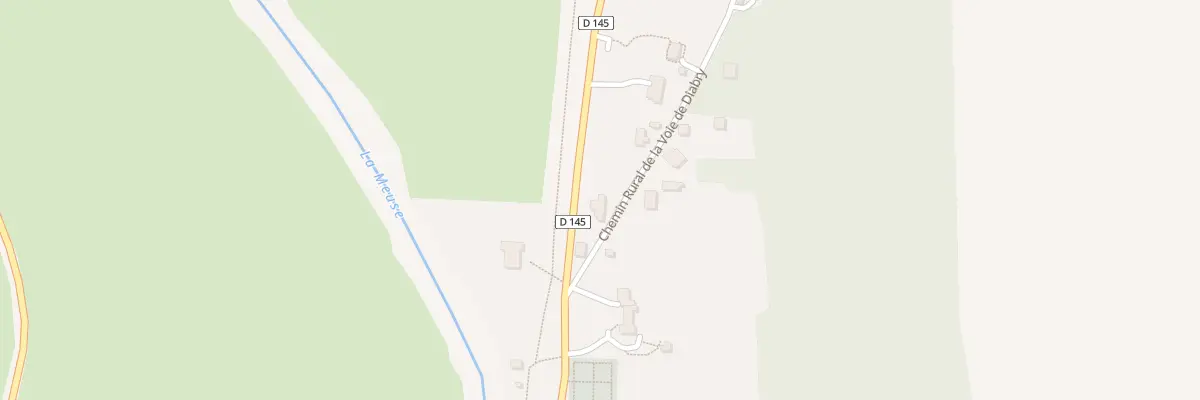Plan du 1 Cr de la Voie Diabry à Sauvigny