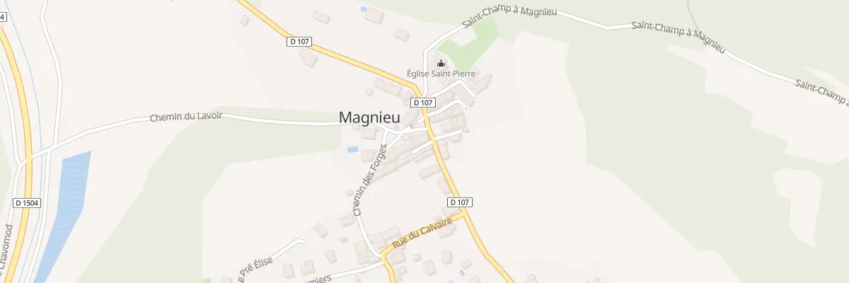 Plan du 68 Pl de la Fontaine à Magnieu