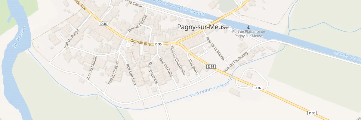 Plan du 3 Rue de Charleville à Pagny-sur-Meuse