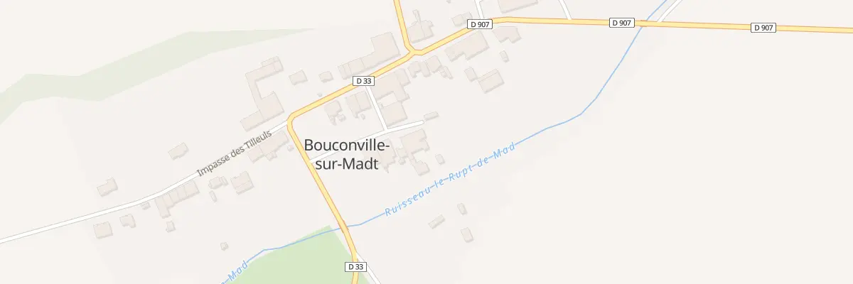 Plan du 8 Rue des Trois Maisons à Bouconville-sur-Madt