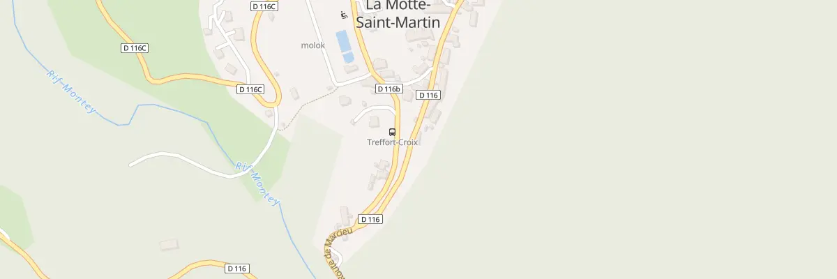 Plan du 116 Rue de Treffort à La Motte-Saint-Martin