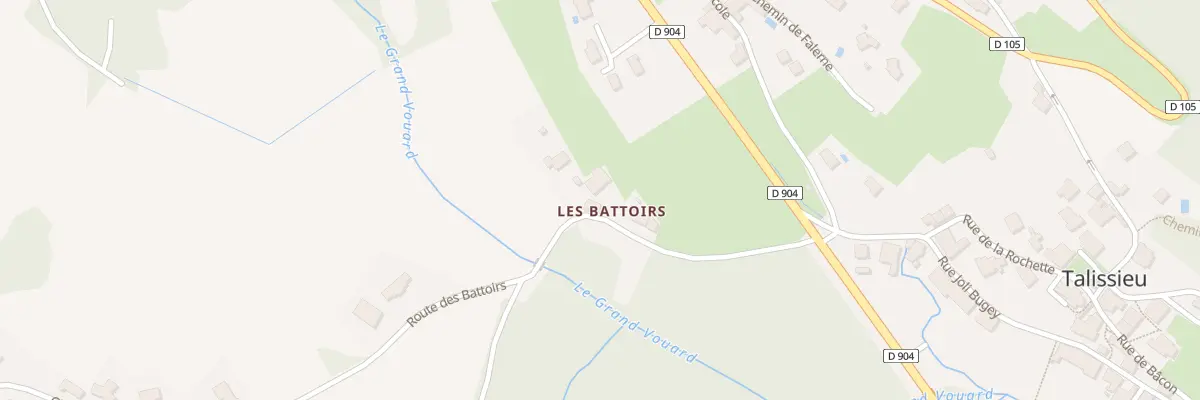 Plan du 5155 Sur Champ Barreau à Talissieu