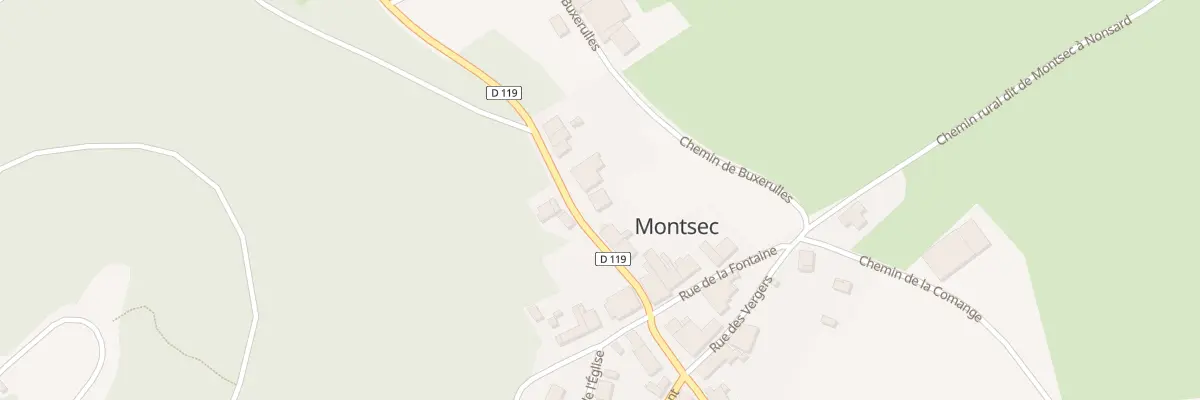 Plan du 10 Rte de Woinville à Montsec