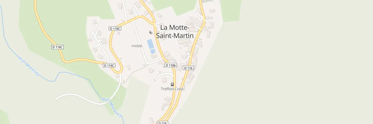 Plan du 191 Rue de Treffort à La Motte-Saint-Martin