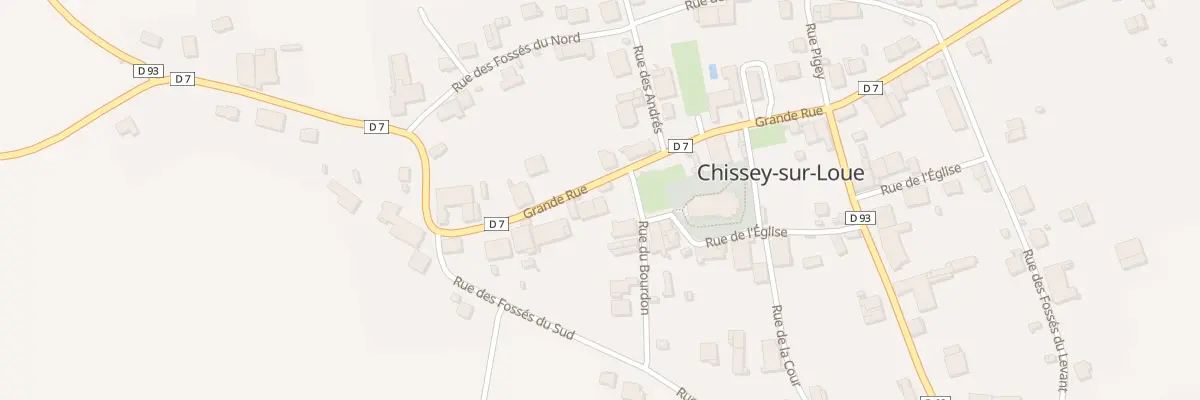 Plan du 28 Grande Rue à Chissey-sur-Loue