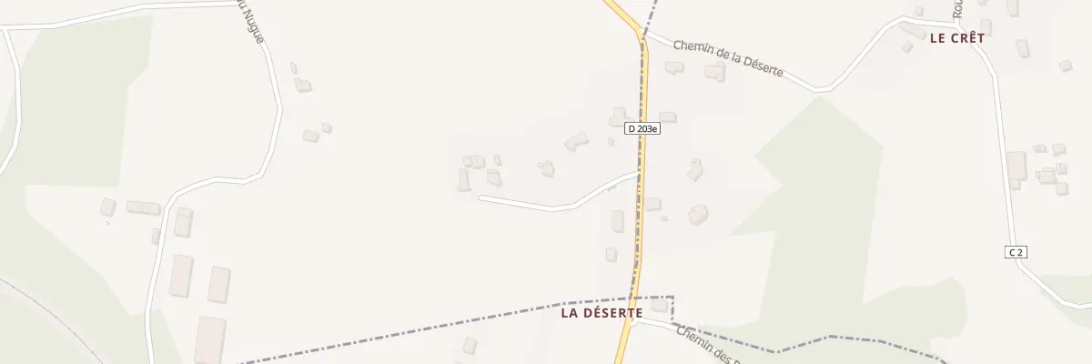 Plan du 90 Imp de la Deserte à Domessin