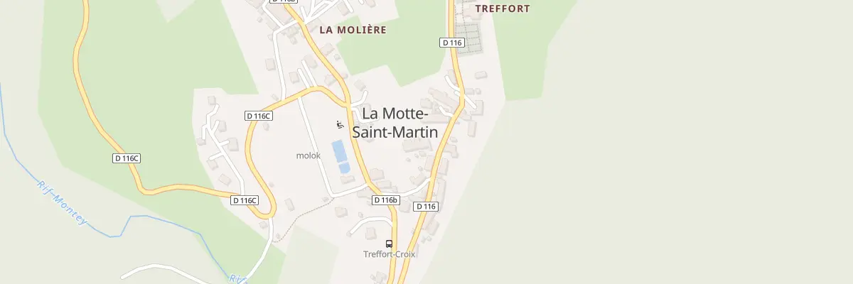Plan du 247 Rue de Treffort à La Motte-Saint-Martin