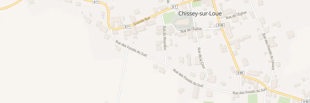 Plan du 6 Rue du Bourdon à Chissey-sur-Loue