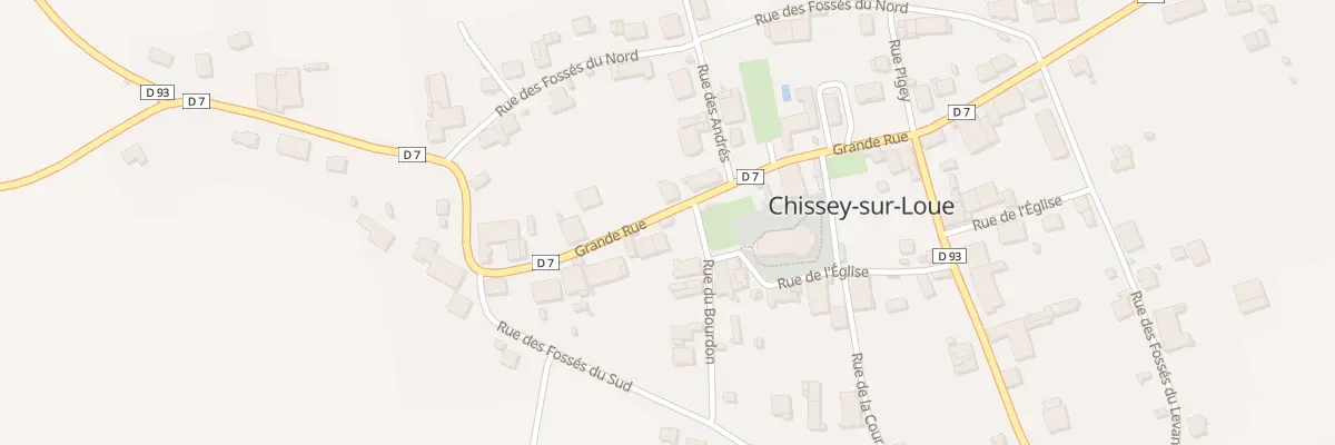Plan du 30 Grande Rue à Chissey-sur-Loue