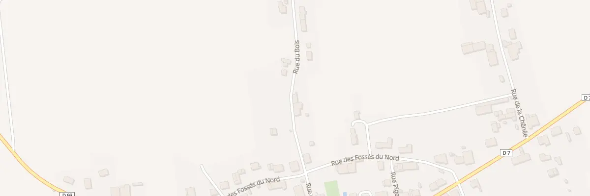 Plan du 6 Rue du Bois à Chissey-sur-Loue