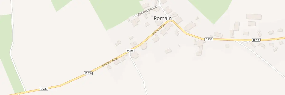 Plan du 8 Grande Rue à Romain