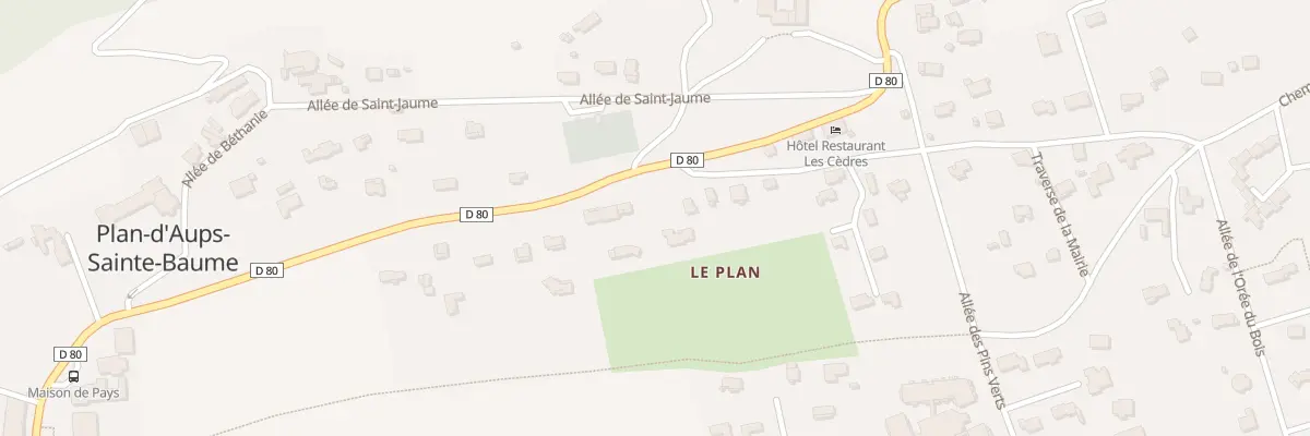 Plan du 864 Av de la Libération à Plan-d’Aups-Sainte-Baume