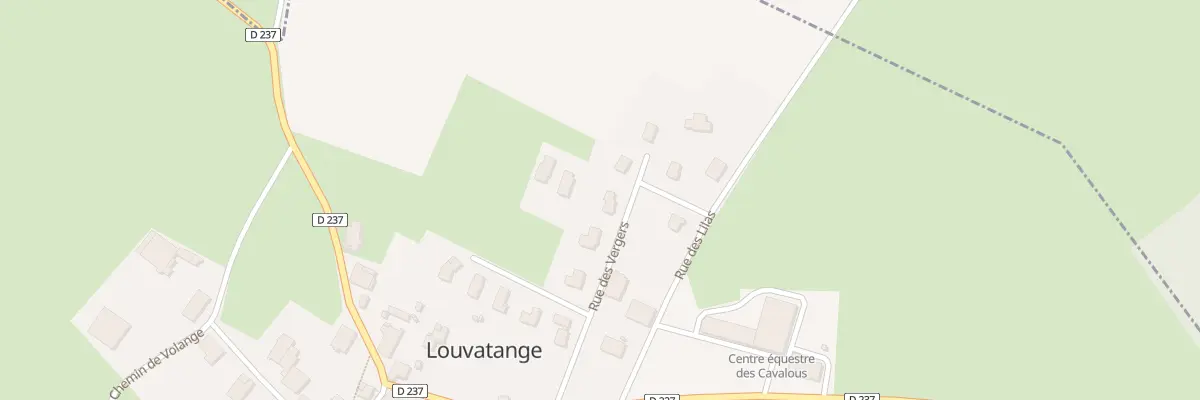 Plan du 9 Rue des Vergers à Louvatange