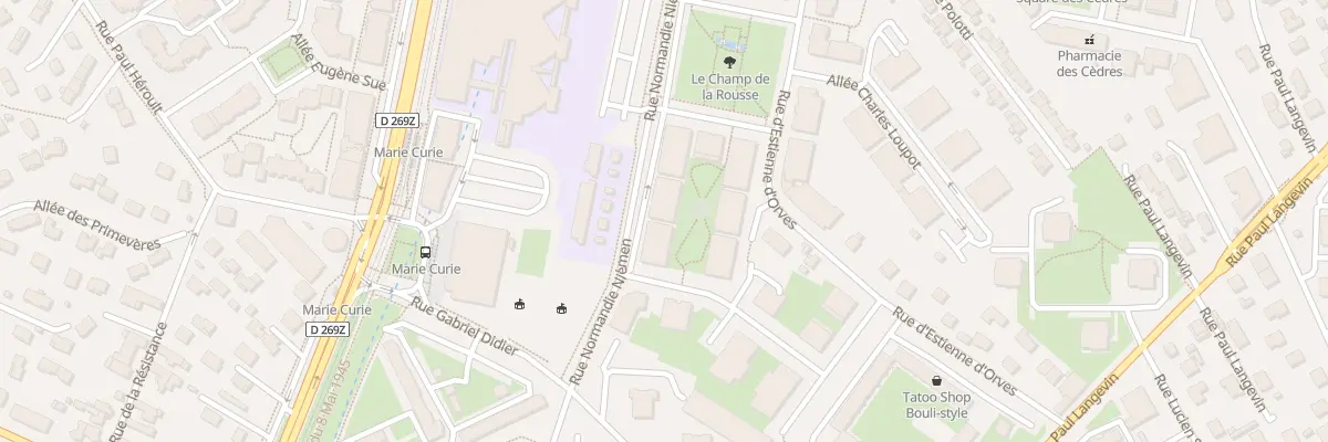 Plan du 20 Rue Normandie Niemen à Échirolles