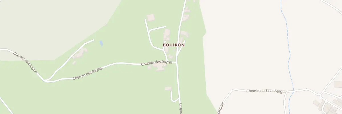 Plan du 7002 Hameau de Bouiron à Ongles