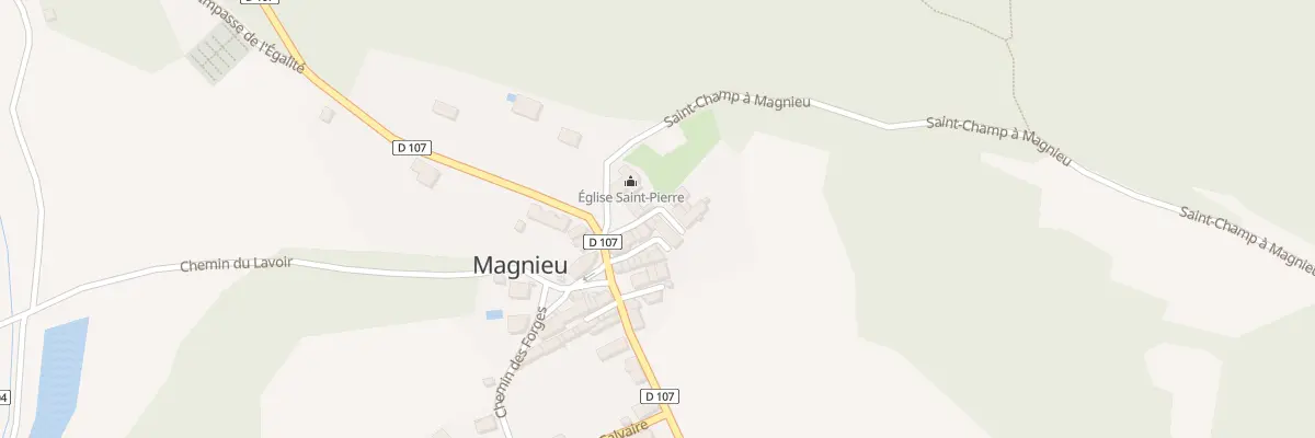 Plan du 50 Imp de l’Eglise à Magnieu