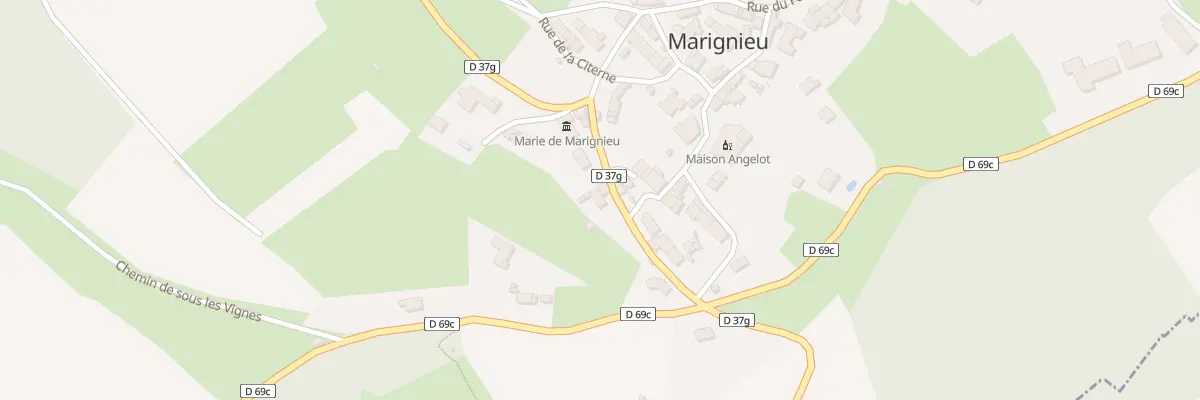 Plan du 5004 Marignieu à Marignieu