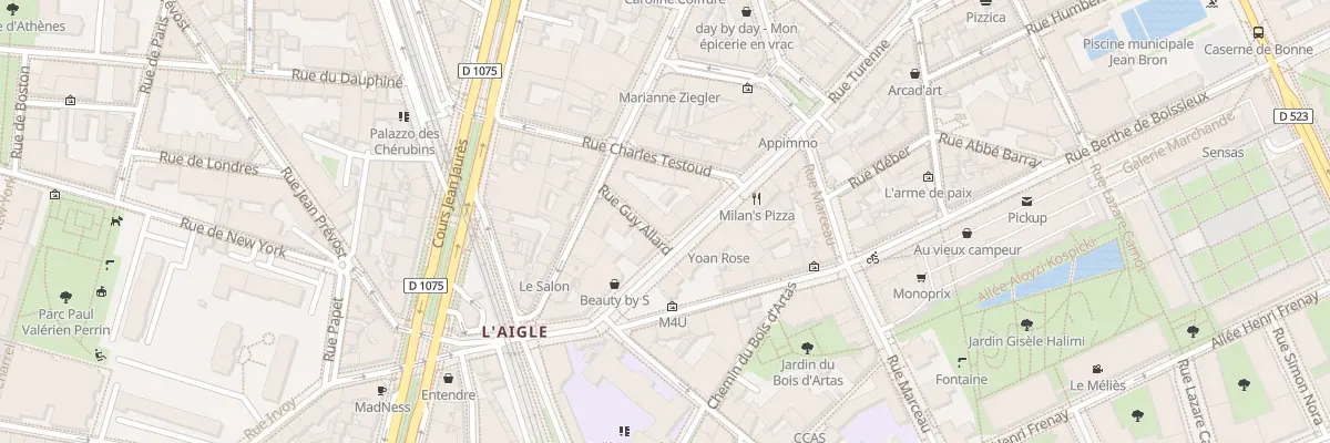 Plan du 24 Rue Turenne à Grenoble