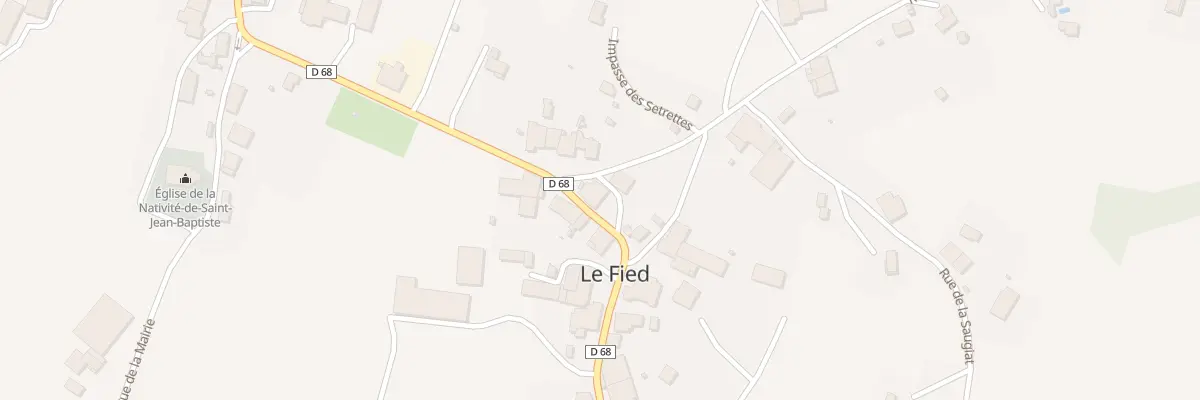 Plan du 1 Rue de la Bascule au Fied