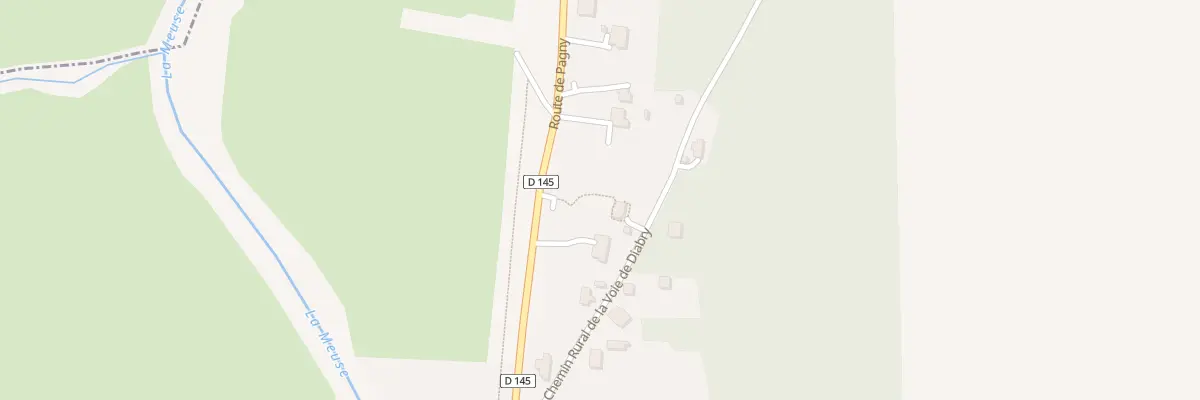 Plan du 12 Rte de Pagny à Sauvigny
