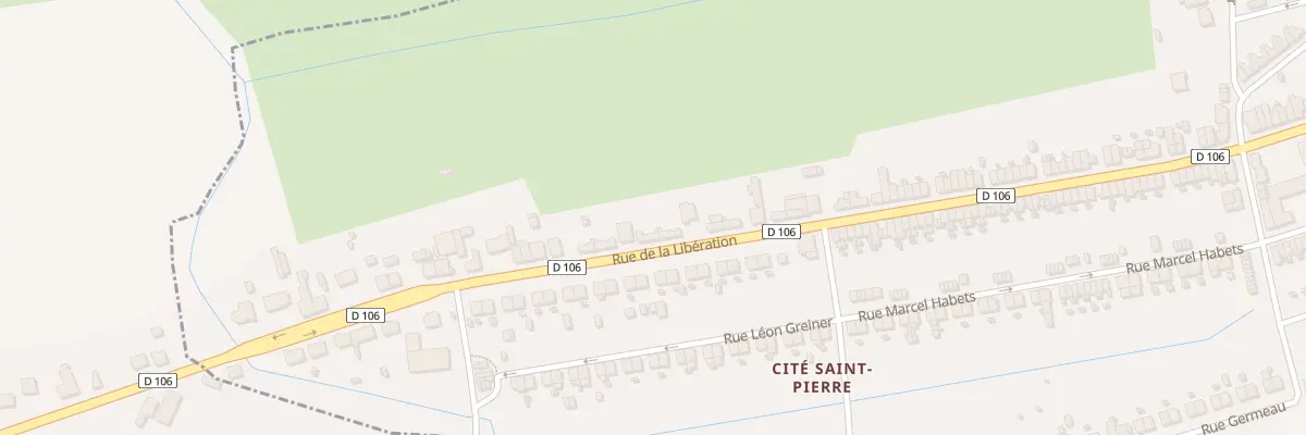 Plan du 268 Rue de la Libération à Bouligny