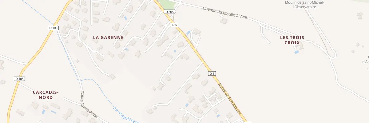 Plan du 5057 La Garrene à Saint-Michel-l’Observatoire