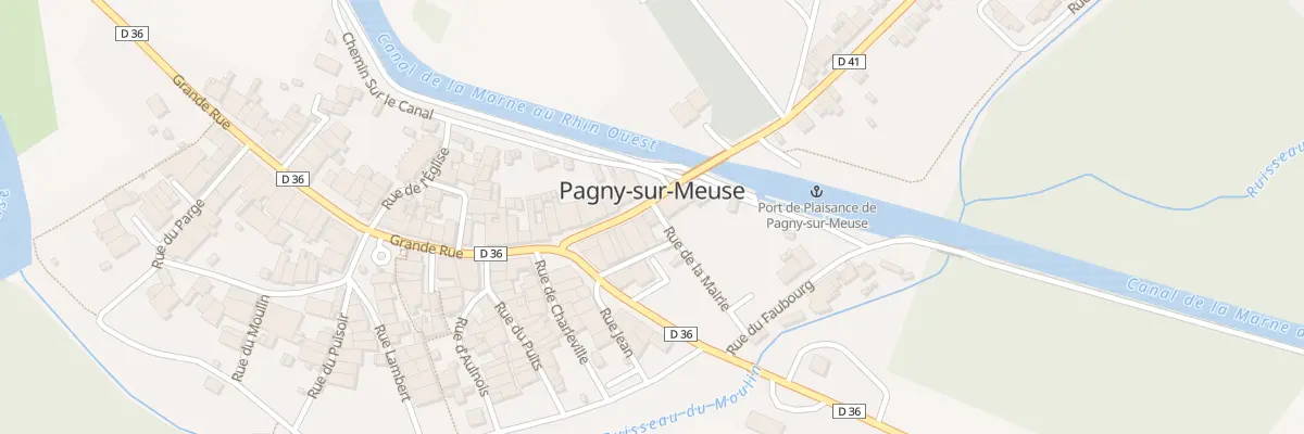 Plan du 5 Rue de Trondes à Pagny-sur-Meuse