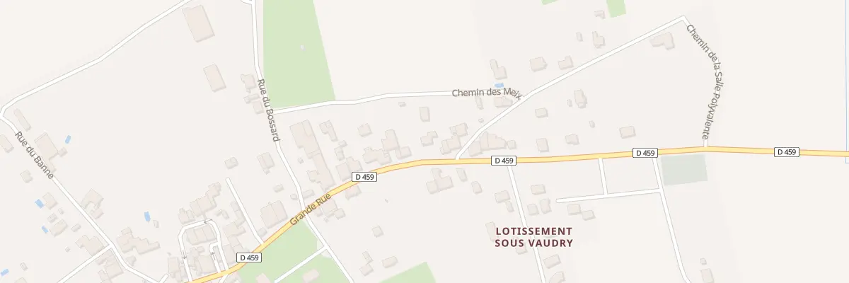 Plan du 39 Gr Grande Rue à Jallerange