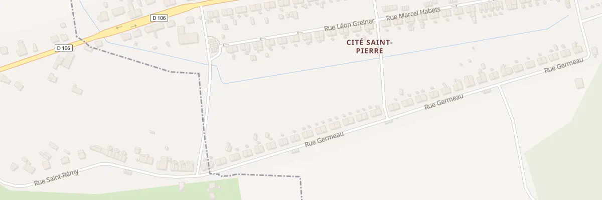 Plan du 61 Rue Germeau à Bouligny
