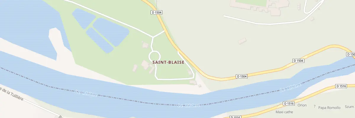 Plan du 286 Che de Saint Blaise à Virignin