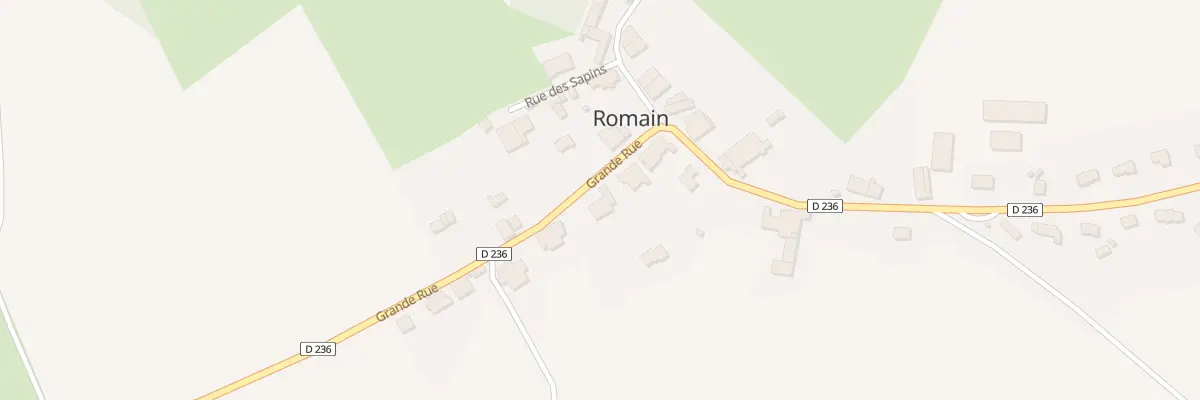 Plan du 10 Grande Rue à Romain
