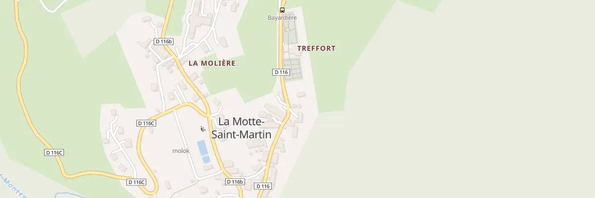 Plan du 342 Rue de Treffort à La Motte-Saint-Martin
