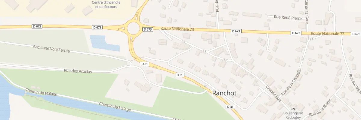 Plan du 24 Rue Champs La Vigne à Ranchot