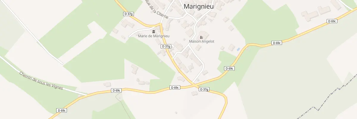 Plan du 5086 Marignieu à Marignieu