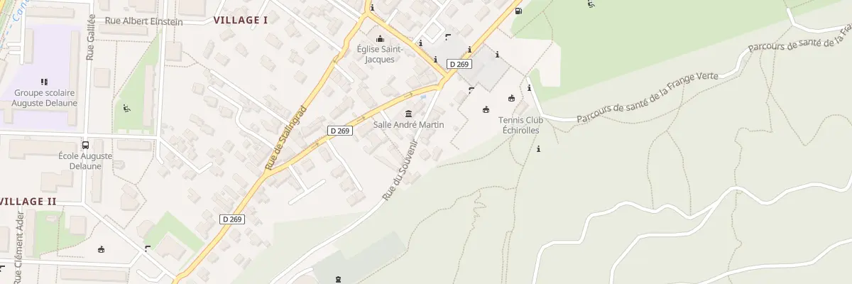 Plan du 9 Rue du Souvenir à Échirolles