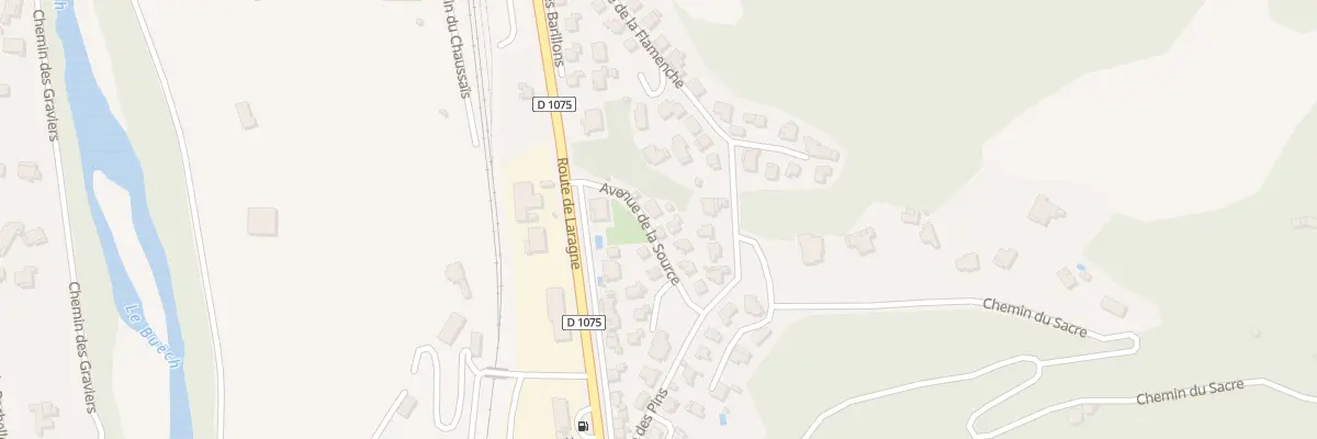 Plan du 10 Av de la Source à Serres
