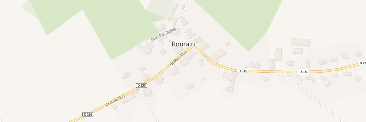 Plan du 12 Grande Rue à Romain