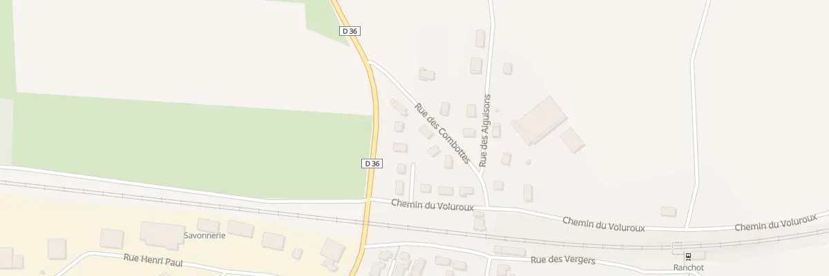 Plan du 9T Rue des Combottes à Ranchot