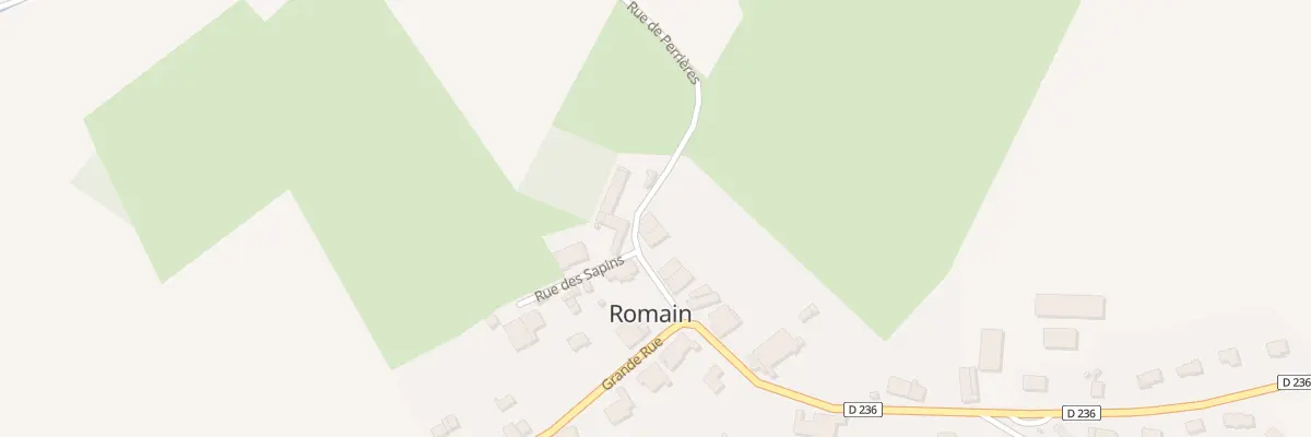 Plan du 6A Rue des Perrières à Romain