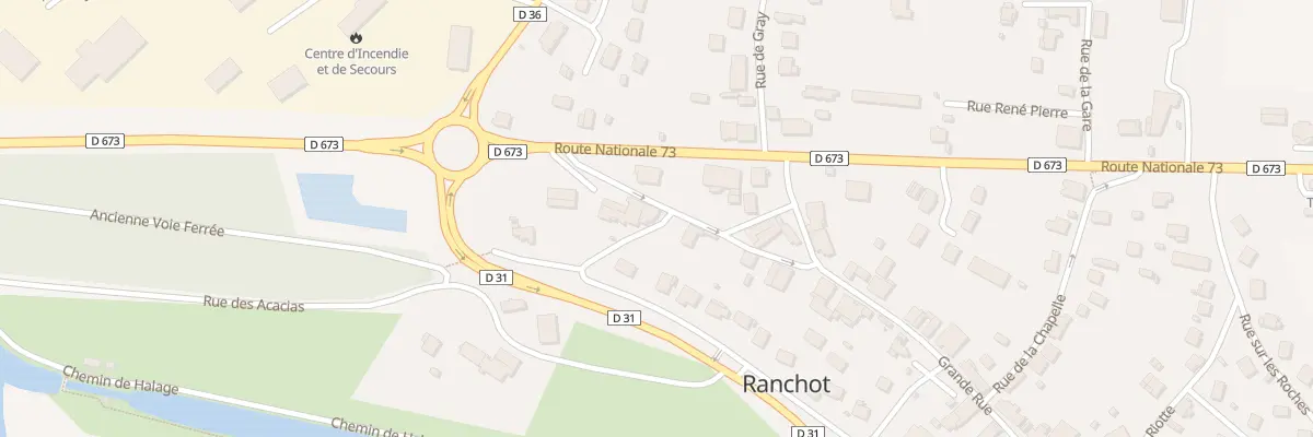 Plan du 7 Rue Champs La Vigne à Ranchot