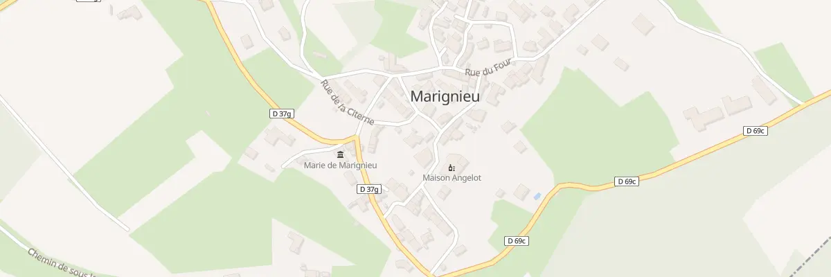 Plan du 5071 Marignieu à Marignieu