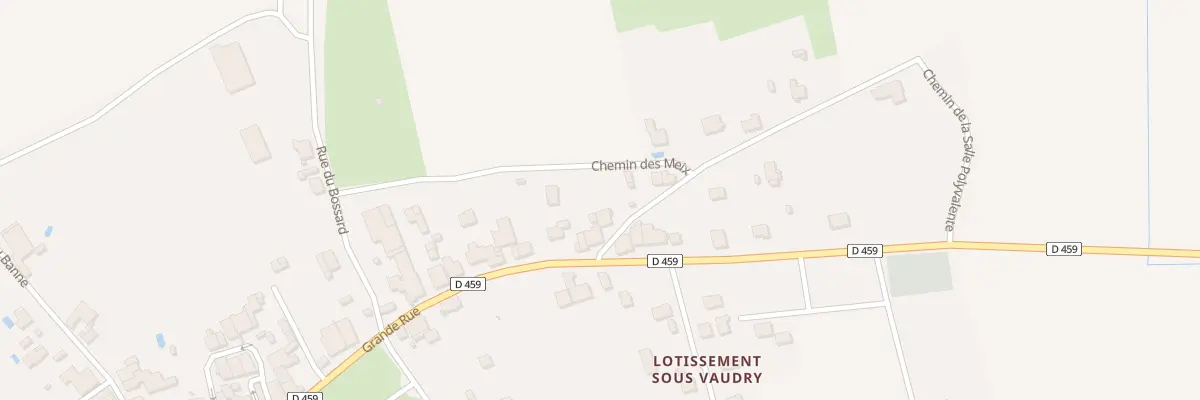 Plan du 3 Che des Groseilliers à Jallerange