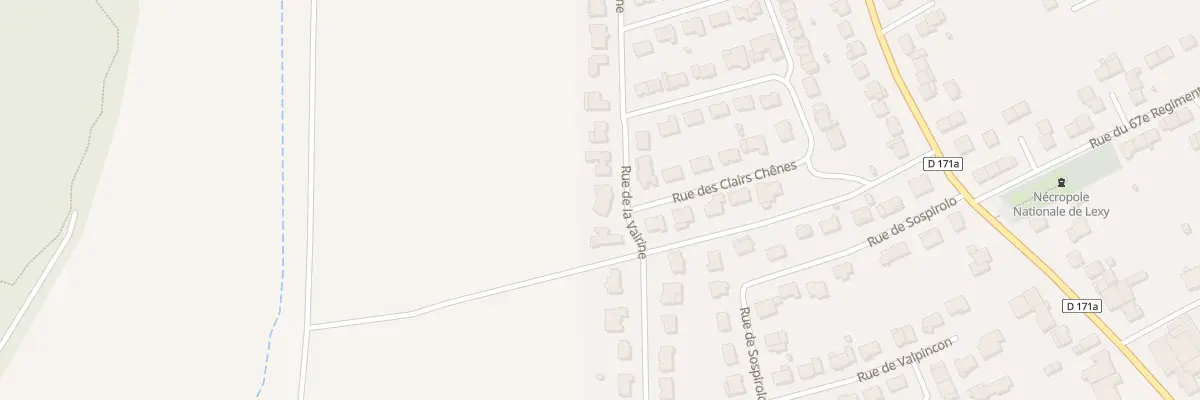 Plan du 21 Rue de la Vairine à Lexy