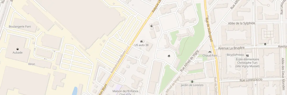 Plan du 55A Av Léon Blum à Grenoble