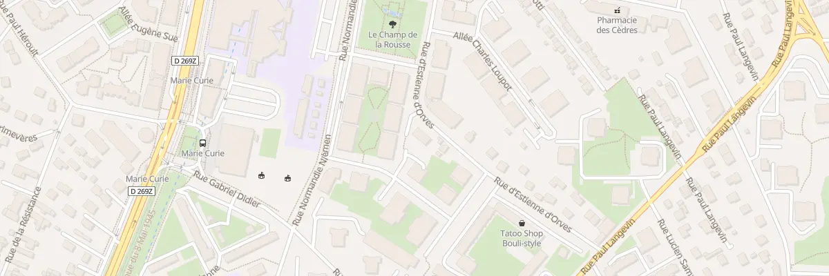 Plan du 27T Rue d’Estienne d’Orves à Échirolles