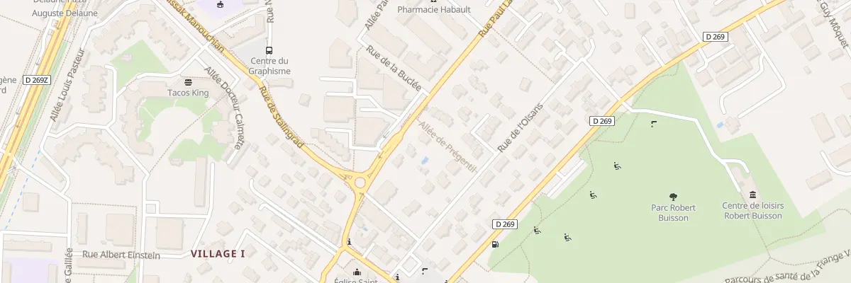 Plan du 49 Rue Paul Langevin à Échirolles