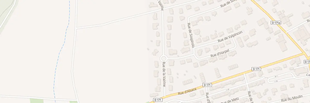 Plan du 9 Rue de la Vairine à Lexy
