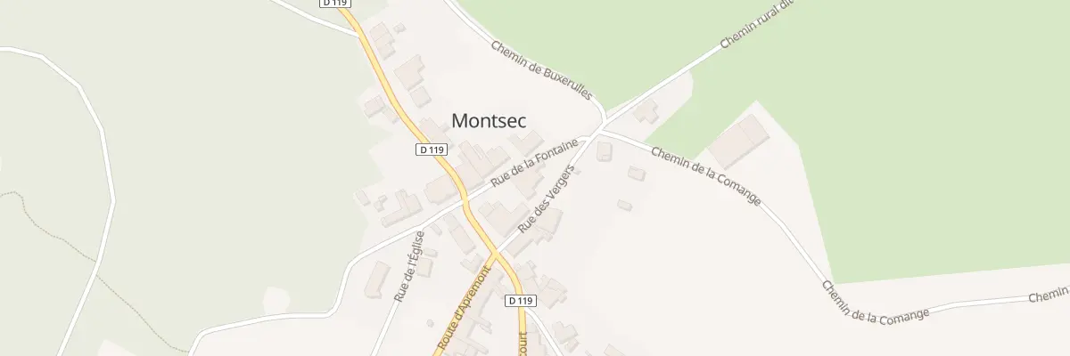 Plan du 2 Rue de la Fontaine à Montsec